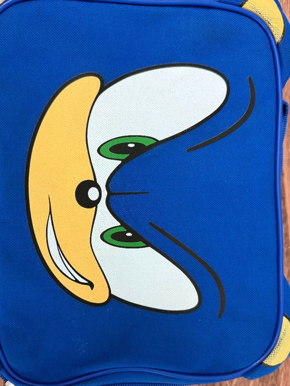 Sonic the Hedgehog Insulated Lunch Box Sega Blue Face Bag